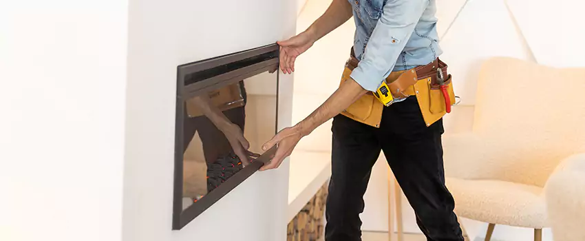 Metal Fireplace Installation in Alafaya, Florida
