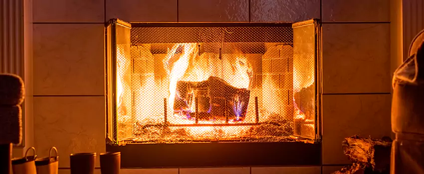Mendota Hearth Landscape Fireplace Installation in Alafaya, Florida