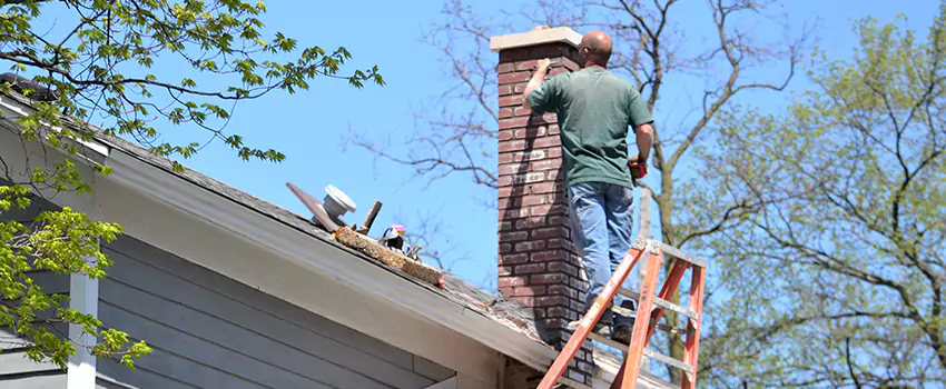 Vinyl and PVC Chimney Flashing Installation in Alafaya, FL