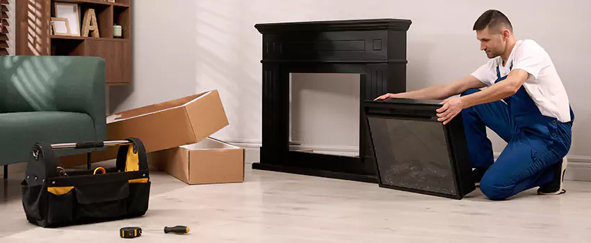 Old Rusted Metal Fireplace Repair And Replacement in Alafaya, FL