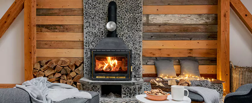 Thelin Hearth Products Direct Vent Gas Stove Fireplace Inspection in Alafaya, Florida